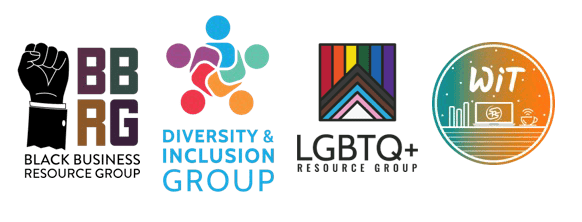 Diversity, Equity, and Inclusion logos